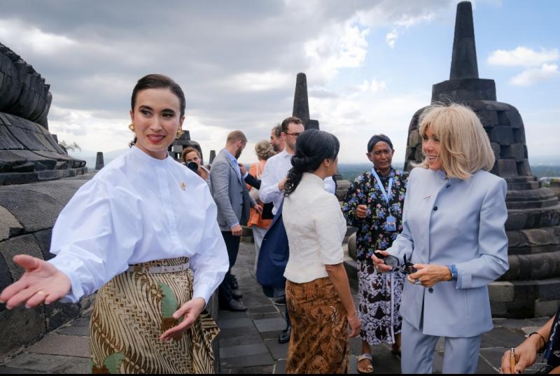 Menpar dan Ibu Negara Prancis