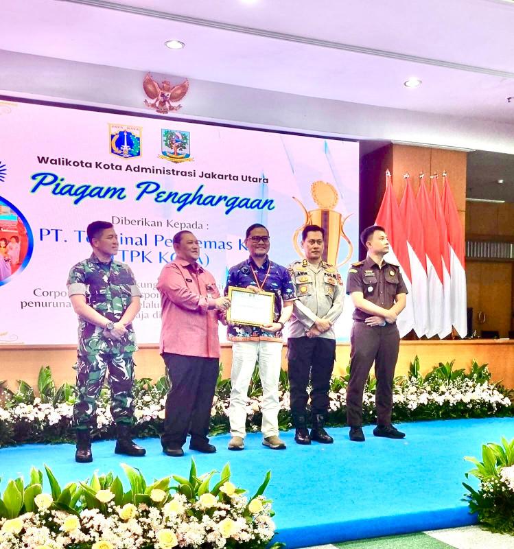 TPK Koja Raih Penghargaan `Pos Gizi Kepiting Baja` Wali Kota Jakarta Utara. Foto istimewa/TPK Koja 