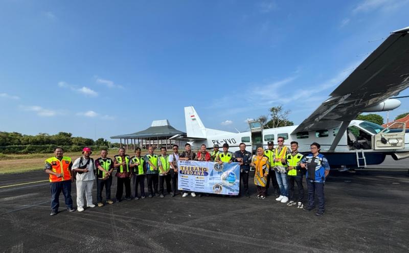 Pesawat Susi Air di Bandara Dewandaru, Karimunjawa