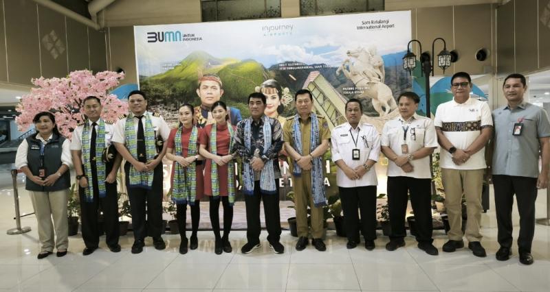 Peresmian penerbangan perdana Manado-Tana Toraja