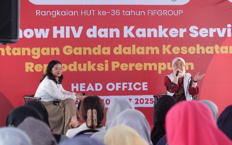 Gelaran talk show oleh FIF GROUP di FIFESTIVAL UMKM 2025. foto istimewa/fifgroup