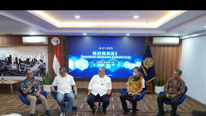 Dirjen Intram di sela Diskusi dengan ragam komunitas