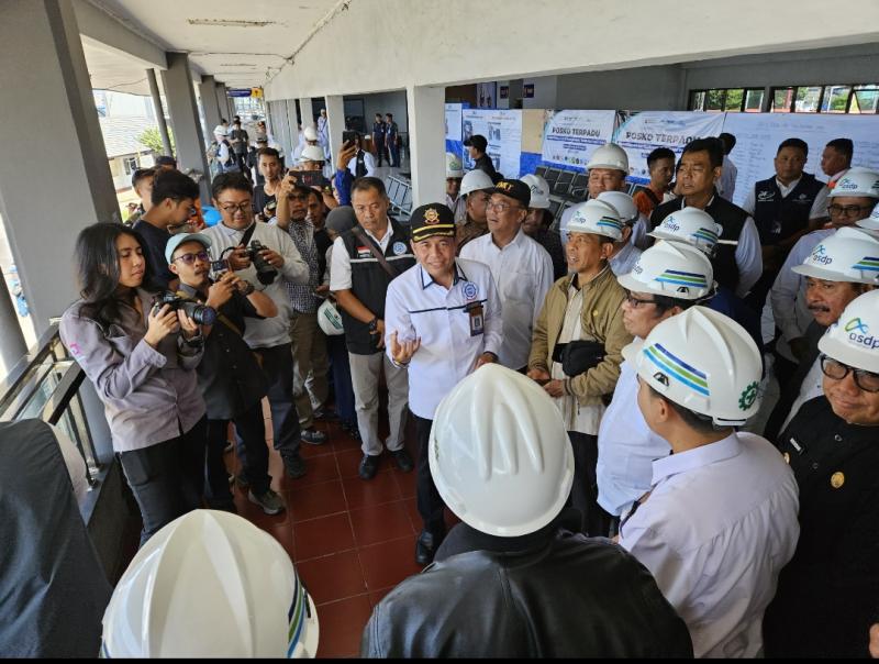 Ketua Gapasdap saat tinjau pelabuhan penyeberangan