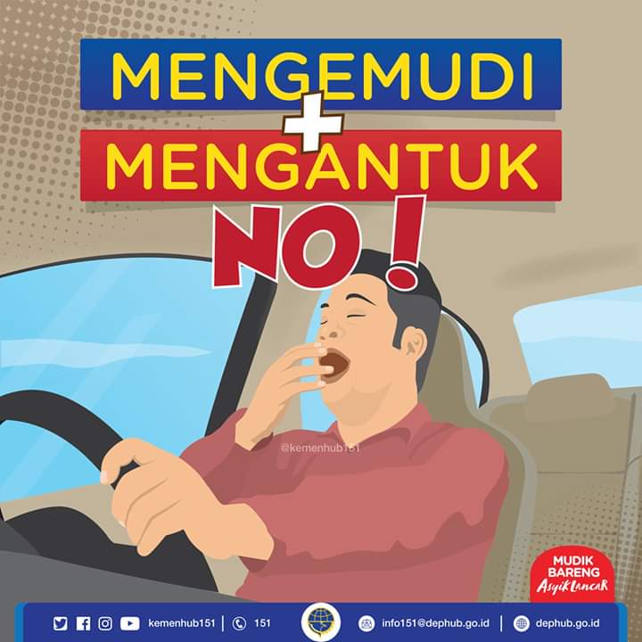 Tips Menghindari Kantuk Saat Mudik dan Mengemudi Jarak Jauh