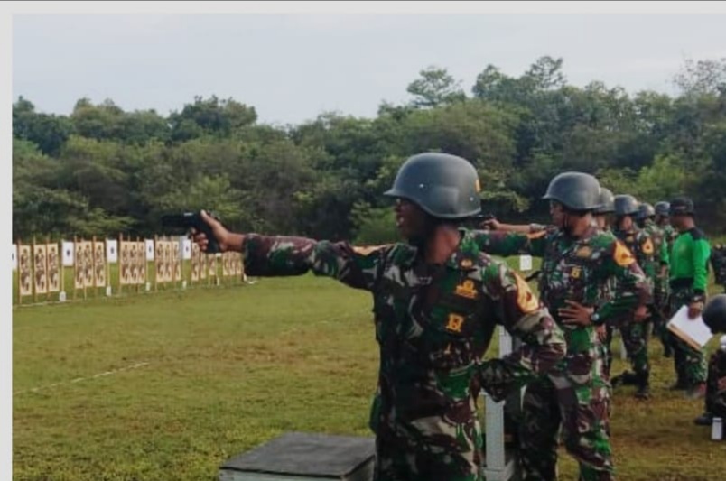 Latihan Teknik Menembak Kualifikasi Pistol Tentukan 