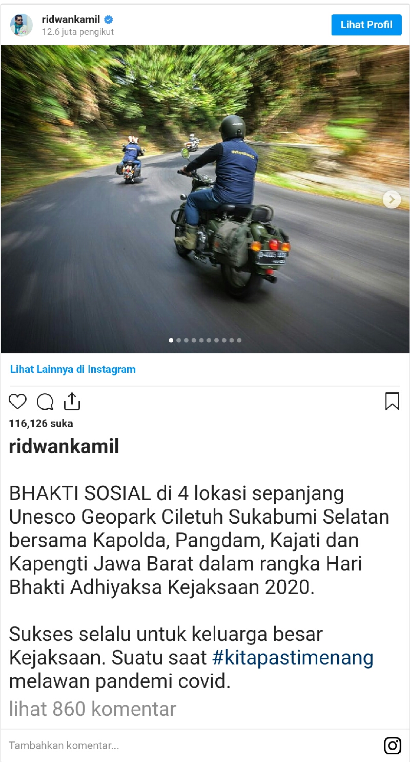 royal enfield ridwan kamil