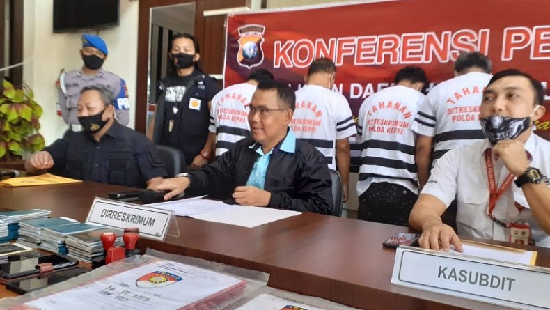 Polda Kepri Bongkar Jaringan Perdagangan Orang untuk  Jadi ABK 